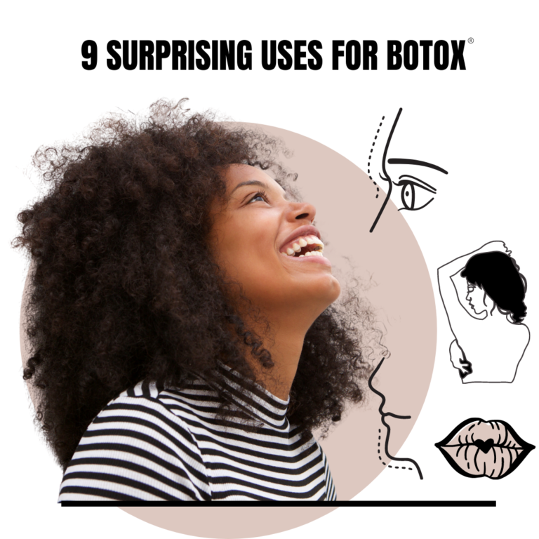 A woman pleased with her BOTOX® injections.