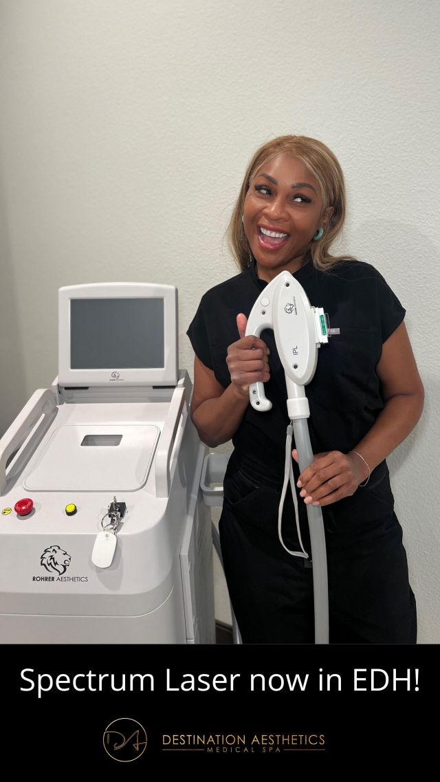 It’s laser season! The cooler months are PERFECT for laser treatments due to less sun exposure and the cool weather providing a comfortable environment for healing. ❤️‍🩹
⠀⠀⠀⠀⠀⠀⠀⠀⠀
Exciting news from our El Dorado Hills location – Spectrum laser treatments are now available! Stay tuned for a video about what this amazing laser can target & treat! 
⠀⠀⠀⠀⠀⠀⠀⠀⠀
Come visit Keena & Haley, RN for a complimentary laser consult to see if this amazing service is for you! 💫 
⠀⠀⠀⠀⠀⠀⠀⠀⠀
#lasers #laserseason #laser #medspa